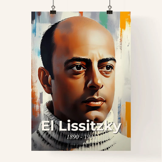 Portrait of El Lissitzky Poster