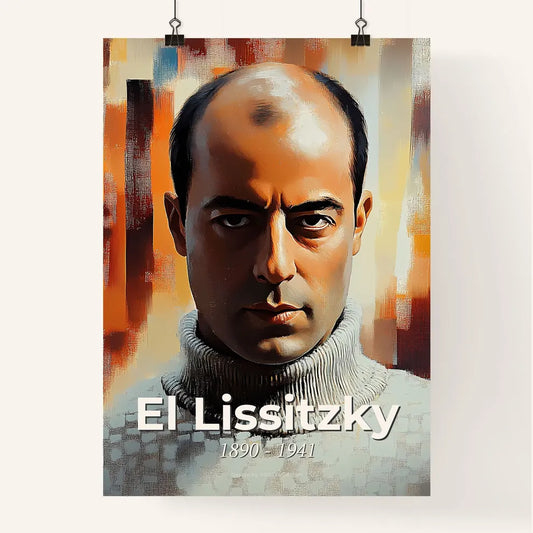 Portrait of El Lissitzky Poster