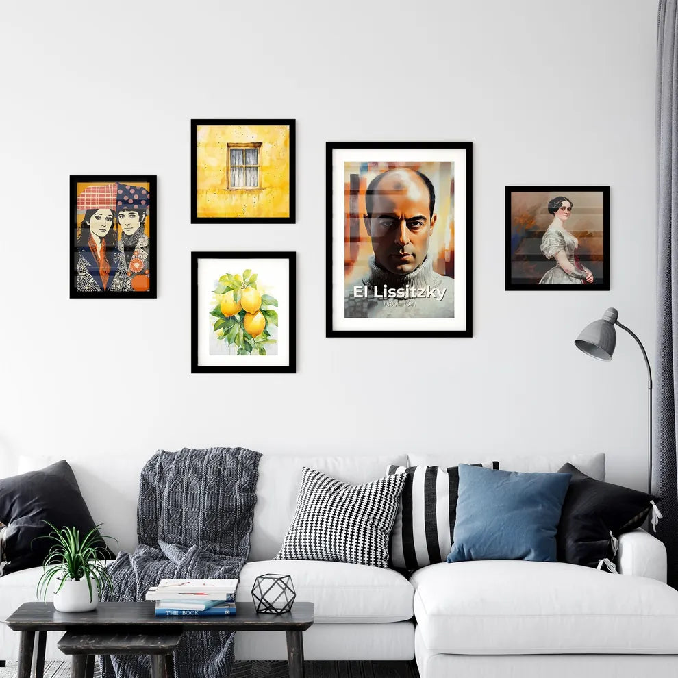 Portrait of El Lissitzky Wall Art