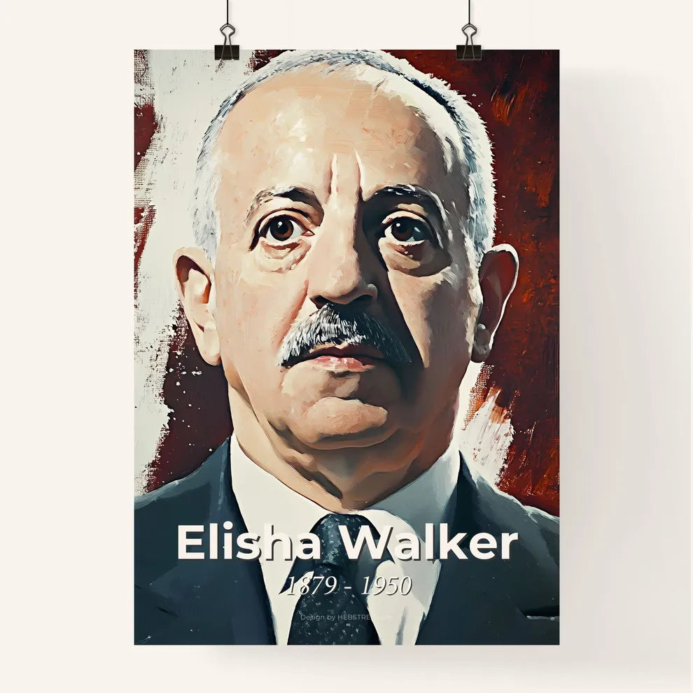 Portrait of Elisha Walker Poster
