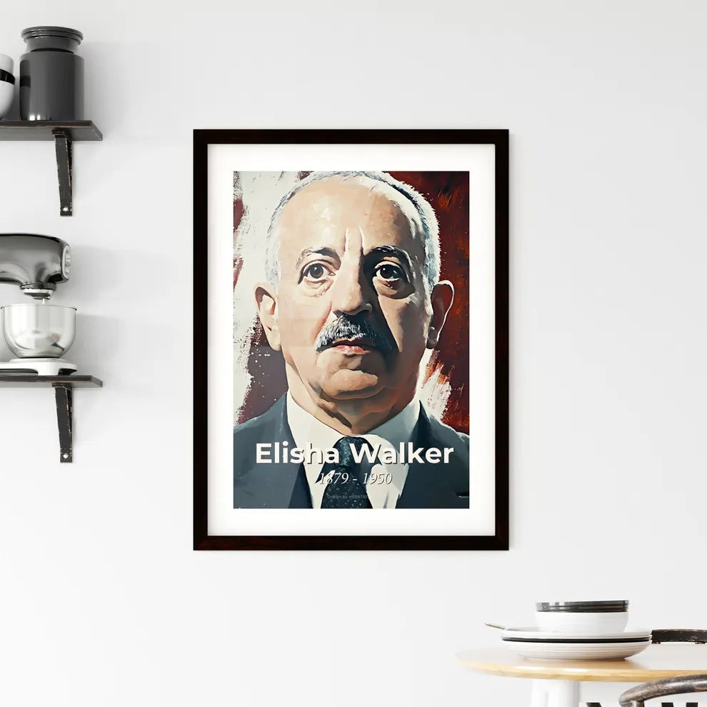 Portrait of Elisha Walker Hangings