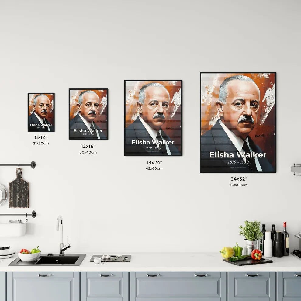 Portrait of Elisha Walker Size Chart