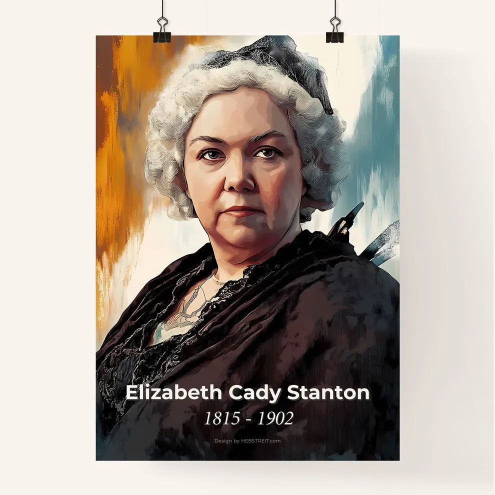 Portrait of Elizabeth Cady Stanton Poster