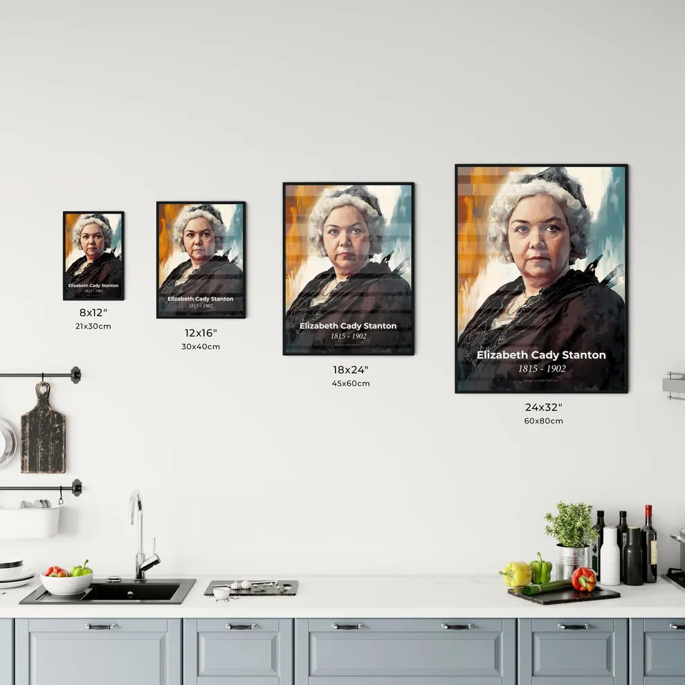 Portrait of Elizabeth Cady Stanton - Kitchen Hangings