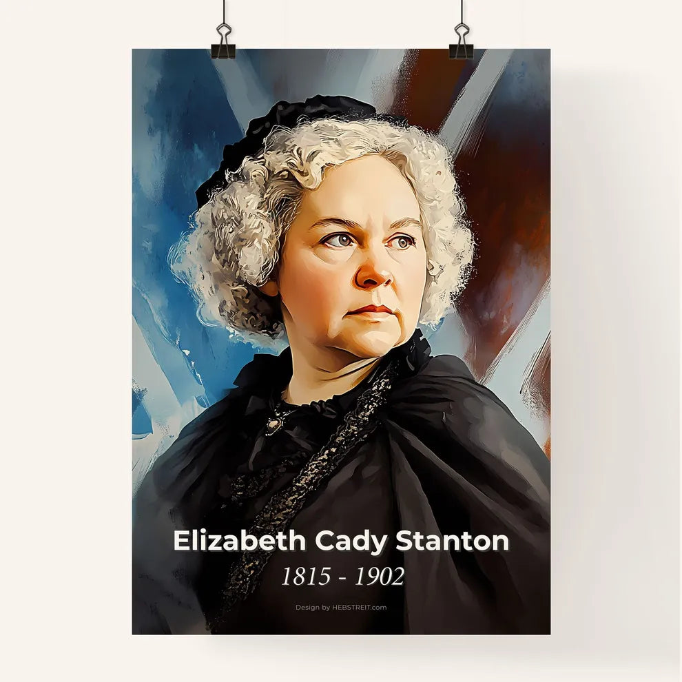 Portrait of Elizabeth Cady Stanton Poster