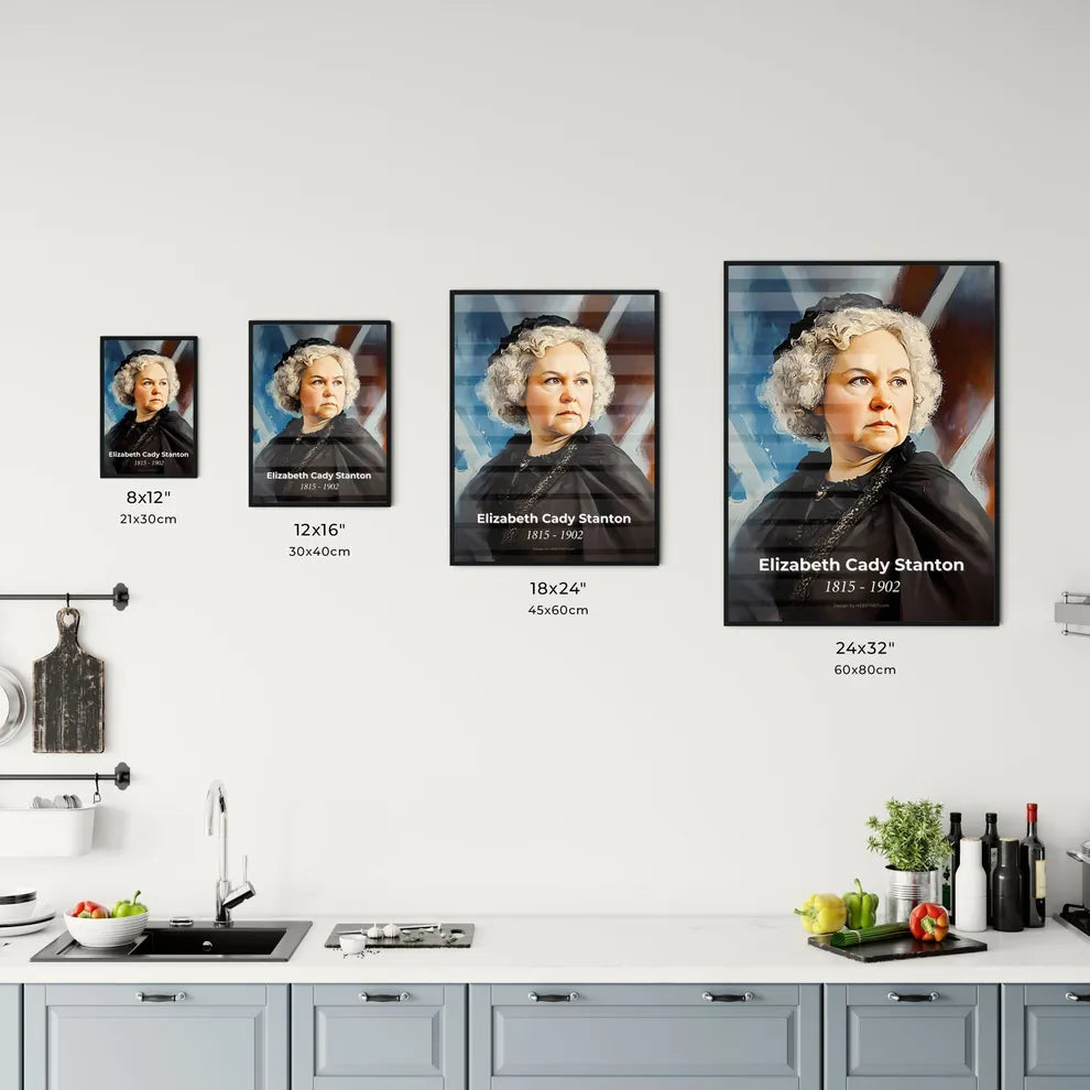 Portrait of Elizabeth Cady Stanton - Kitchen Hangings