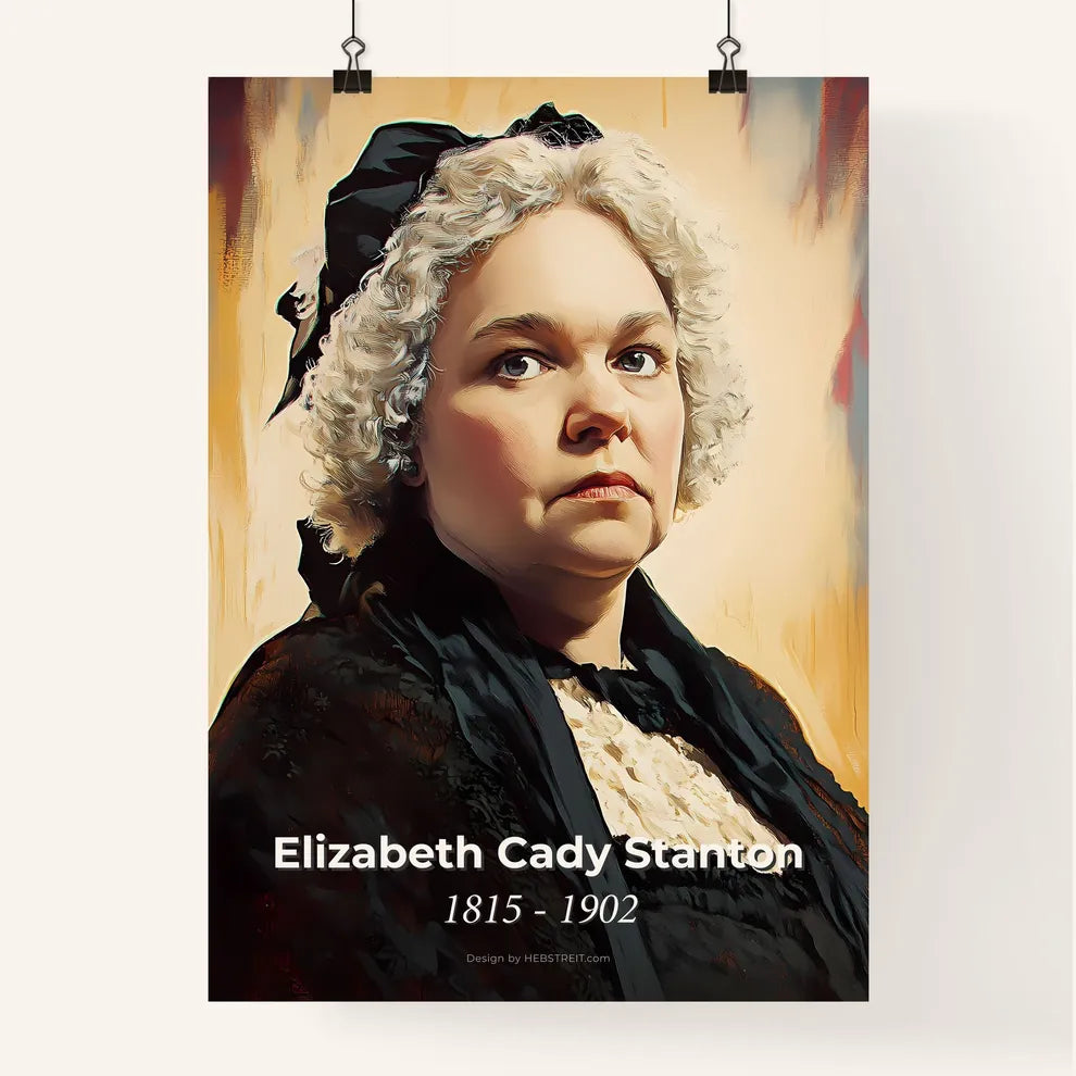 Portrait of Elizabeth Cady Stanton Poster