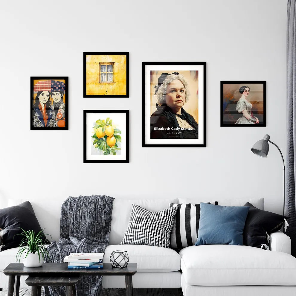 Portrait of Elizabeth Cady Stanton Wall Art