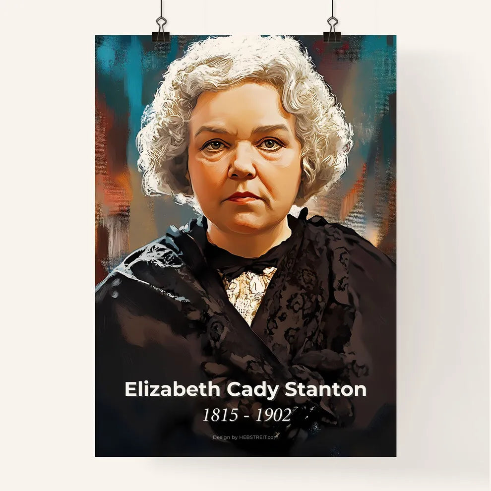 Portrait of Elizabeth Cady Stanton Poster