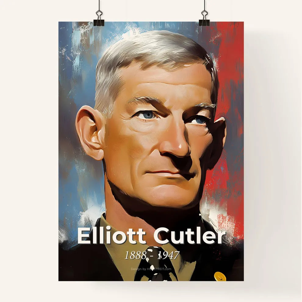 Portrait of Elliott Cutler Poster