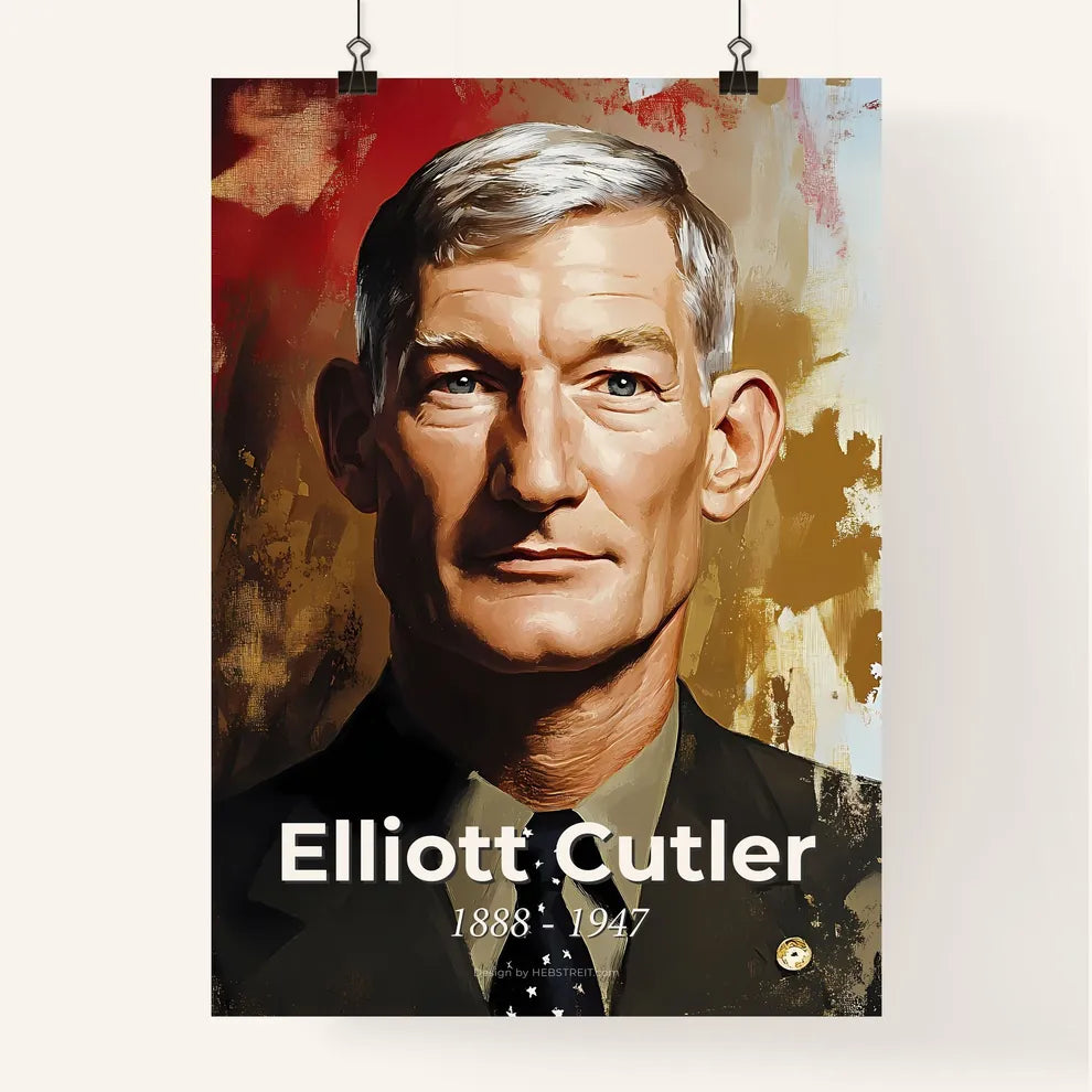 Portrait of Elliott Cutler Poster