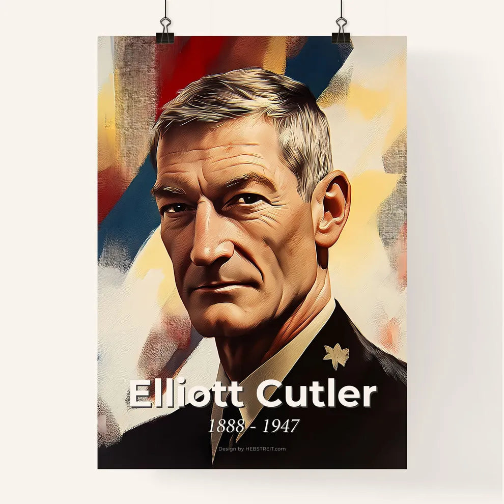 Portrait of Elliott Cutler Poster