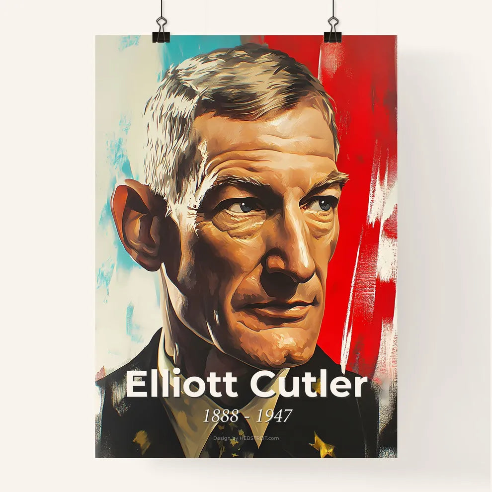 Portrait of Elliott Cutler Poster