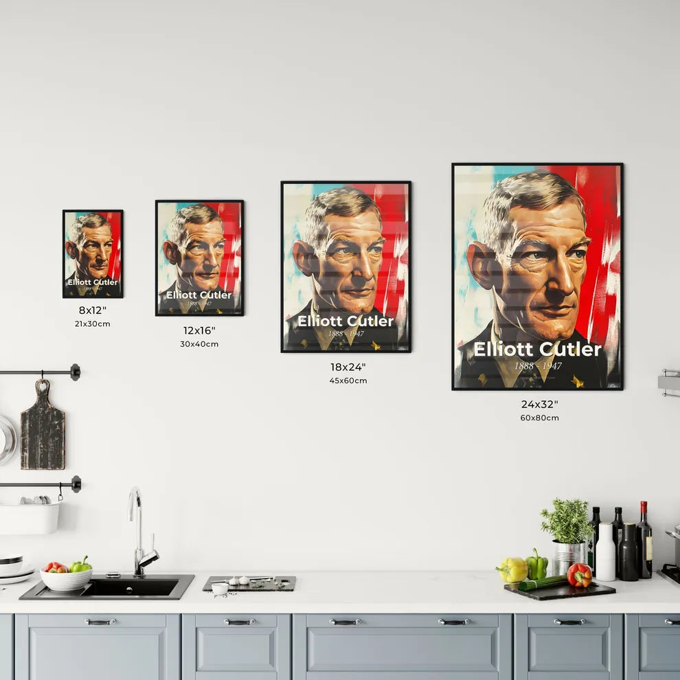 Portrait of Elliott Cutler Size Chart