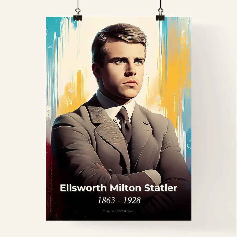 Portrait of Ellsworth Milton Statler Poster
