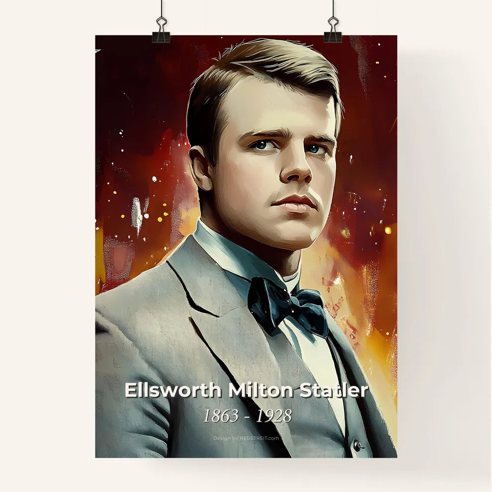 Portrait of Ellsworth Milton Statler Poster