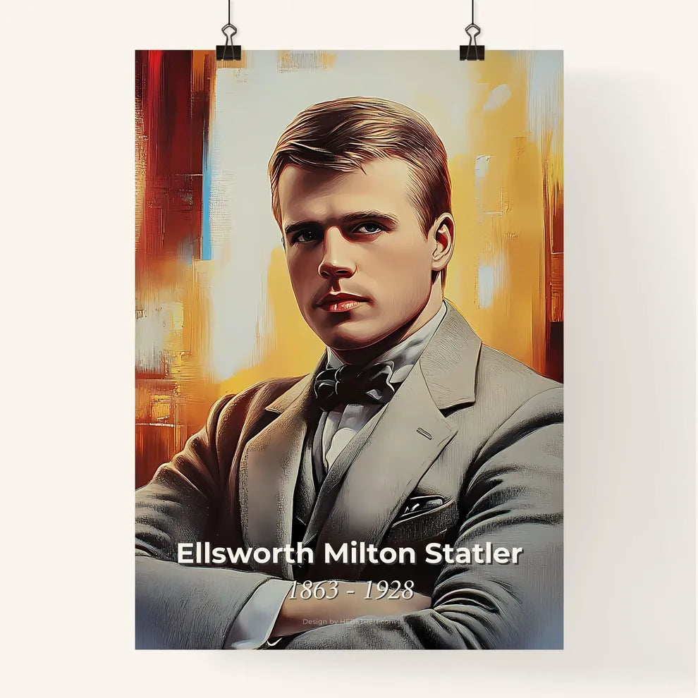 Portrait of Ellsworth Milton Statler Poster