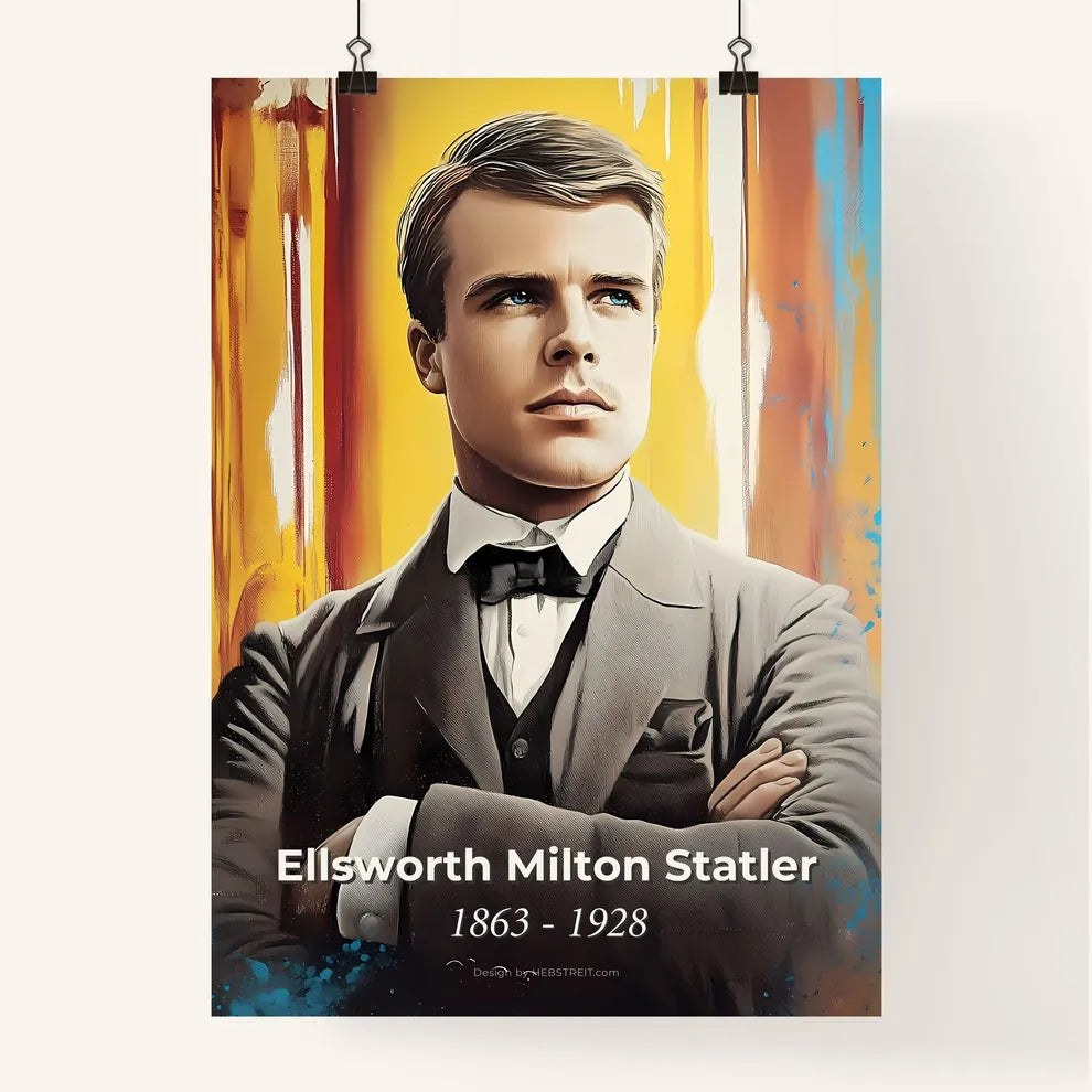 Portrait of Ellsworth Milton Statler Poster