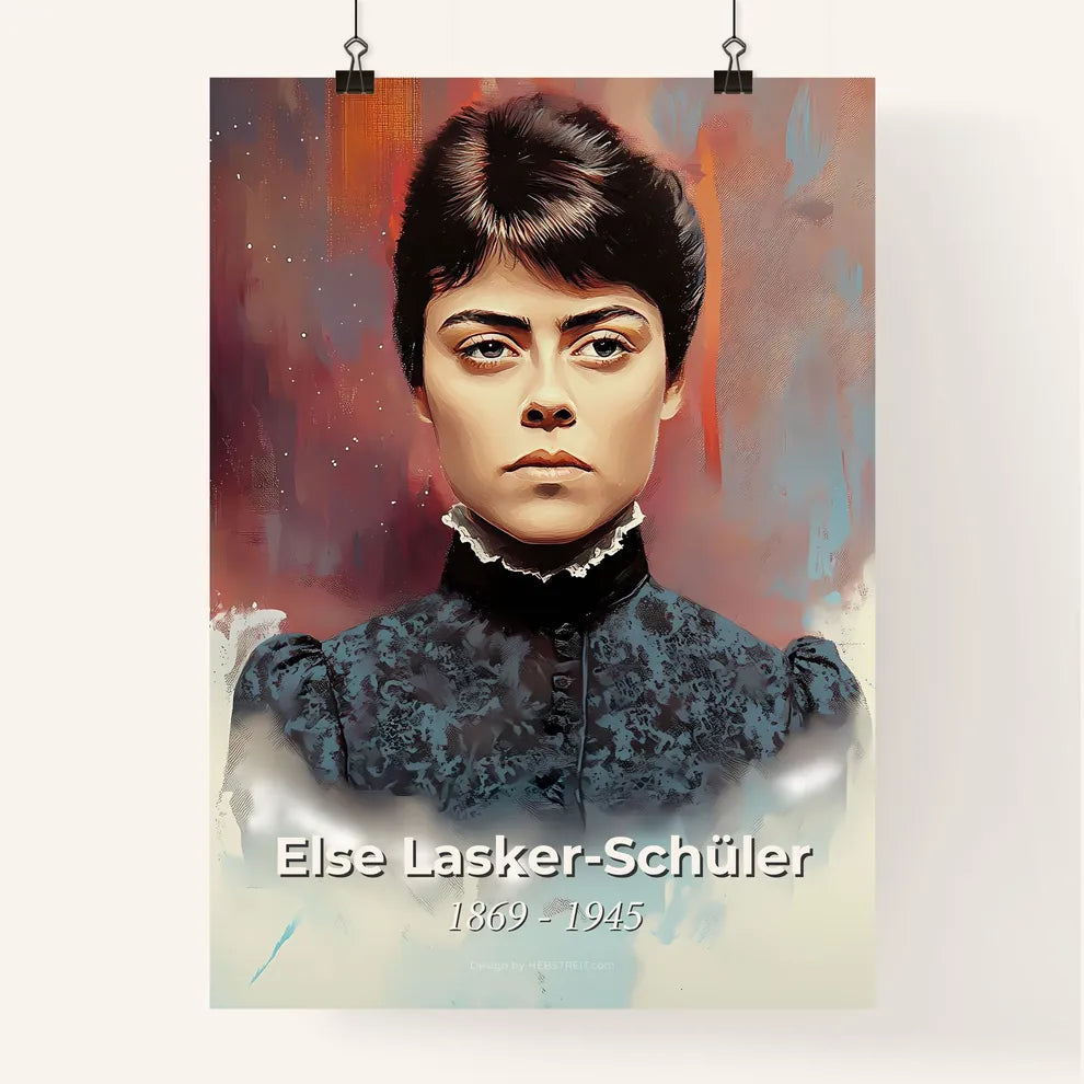 Portrait of Else Lasker-Schüler Poster