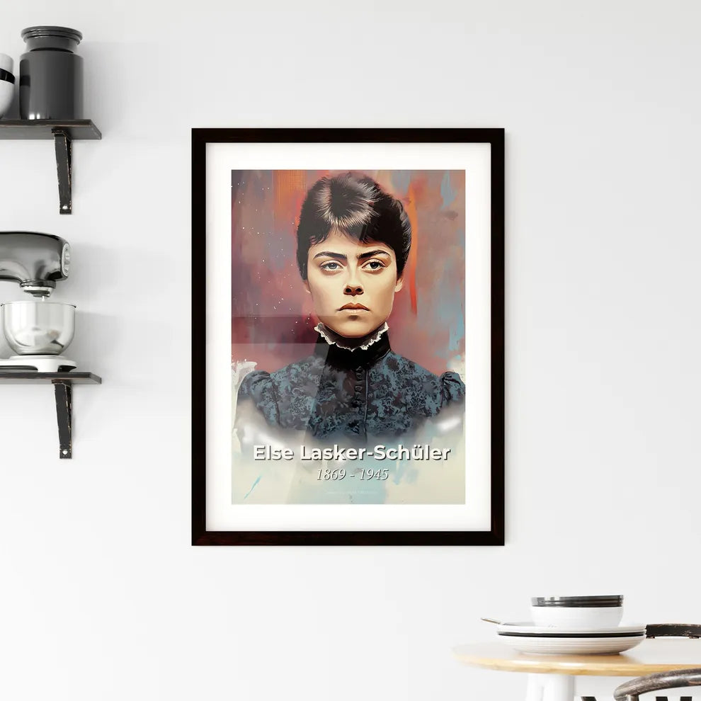 Portrait of Else Lasker-Schüler Framed Print