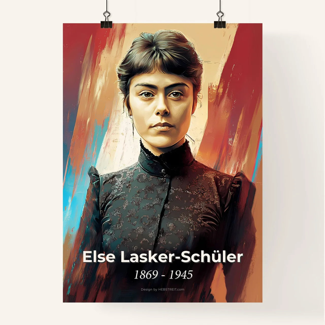 Portrait of Else Lasker-Schüler Poster