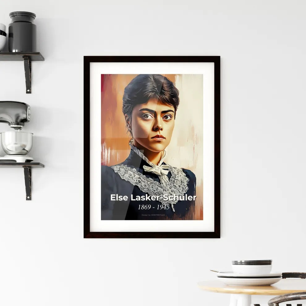 Portrait of Else Lasker-Schüler Framed Print