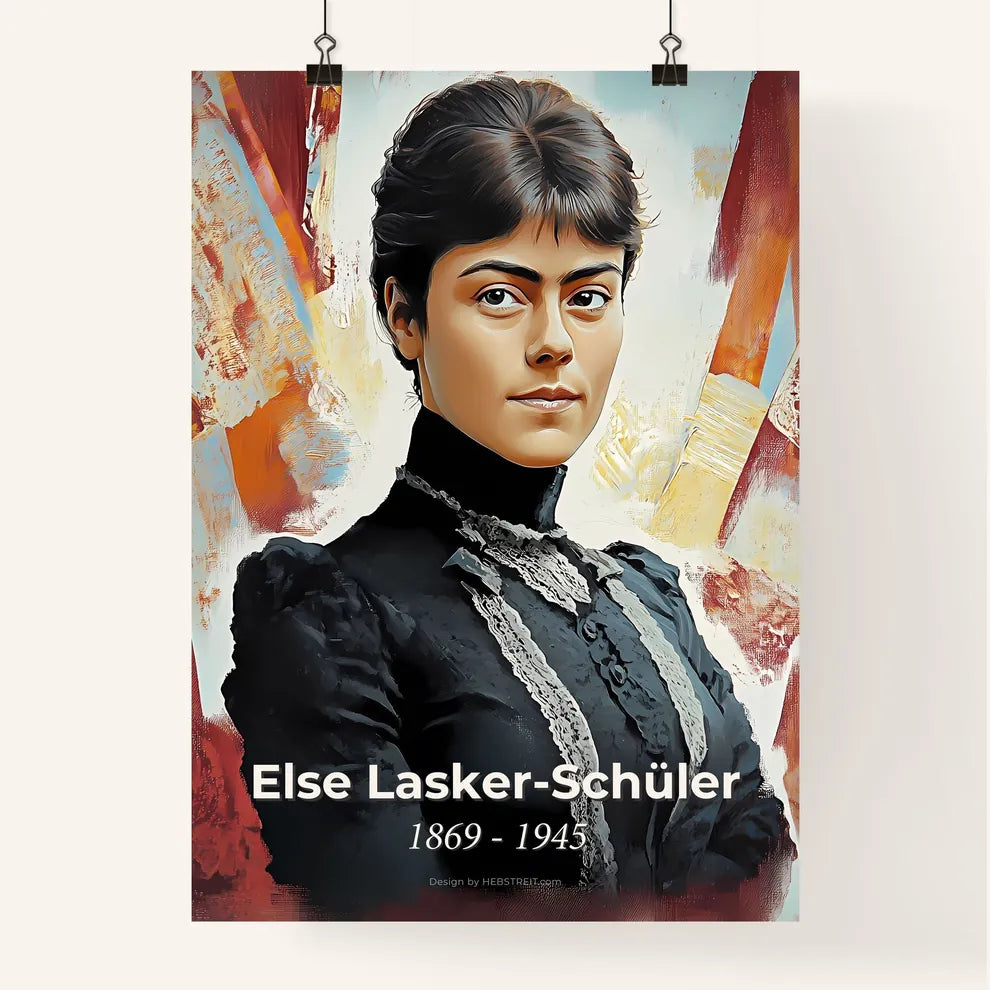 Portrait of Else Lasker-Schüler Poster