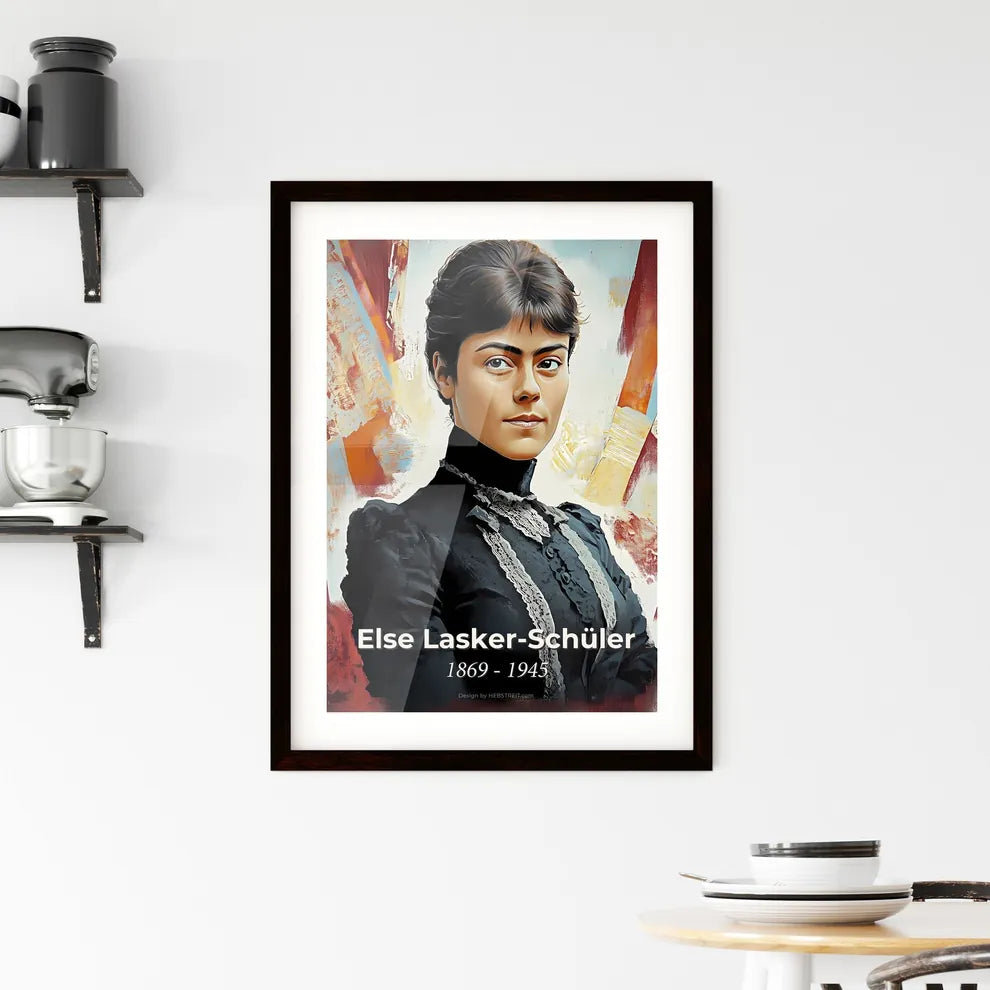 Portrait of Else Lasker-Schüler Framed Print