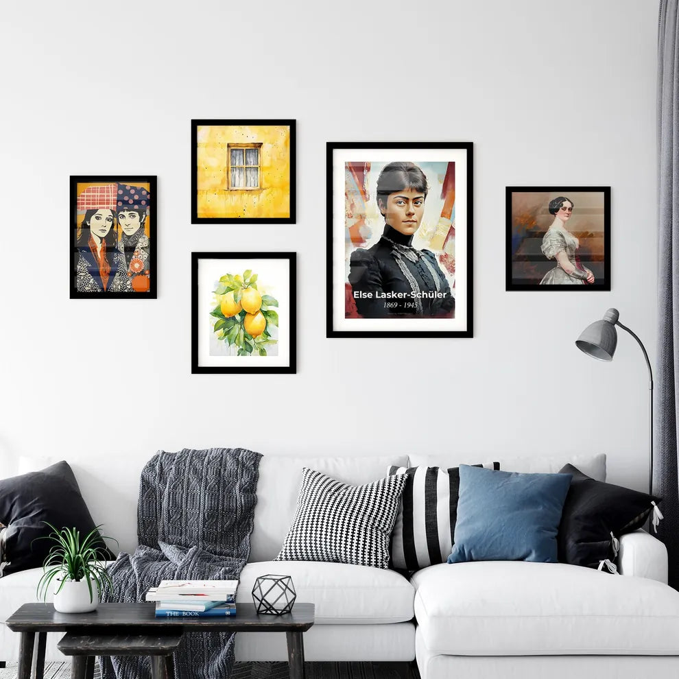 Portrait of Else Lasker-Schüler Wall Art