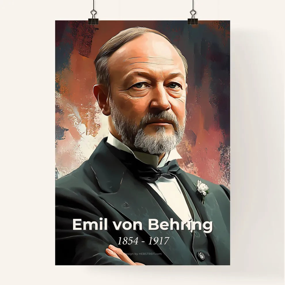 Portrait of Emil von Behring Poster