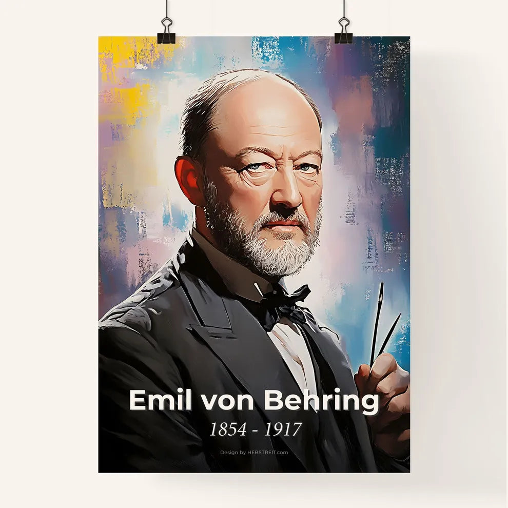 Portrait of Emil von Behring Poster