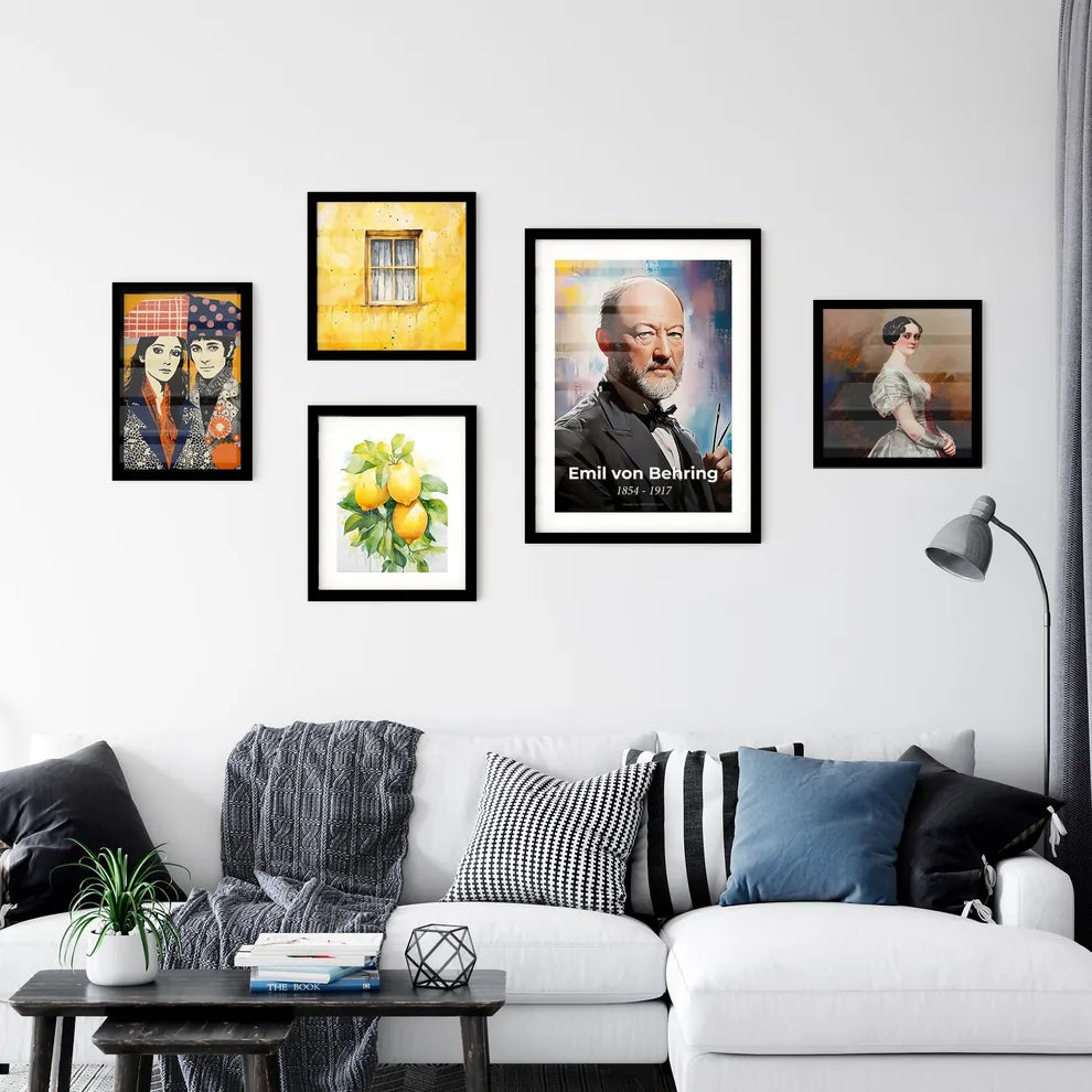 Portrait of Emil von Behring Wall Art