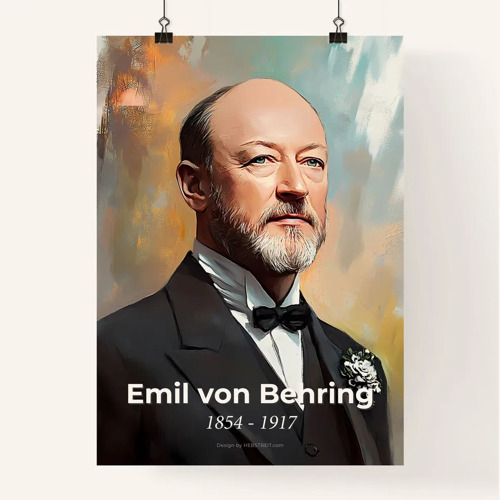Portrait of Emil von Behring Poster