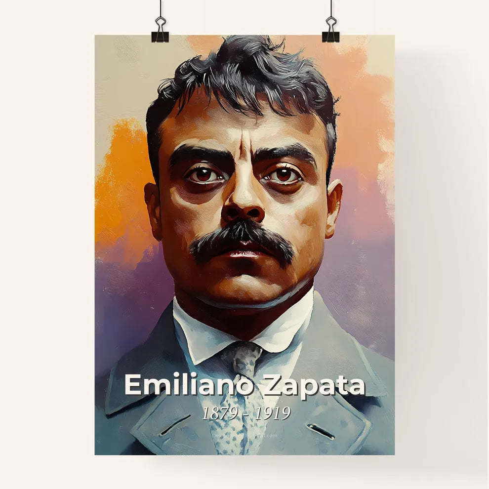 Portrait of Emiliano Zapata Poster