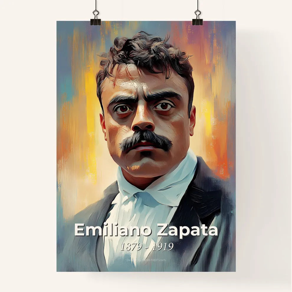 Portrait of Emiliano Zapata Poster
