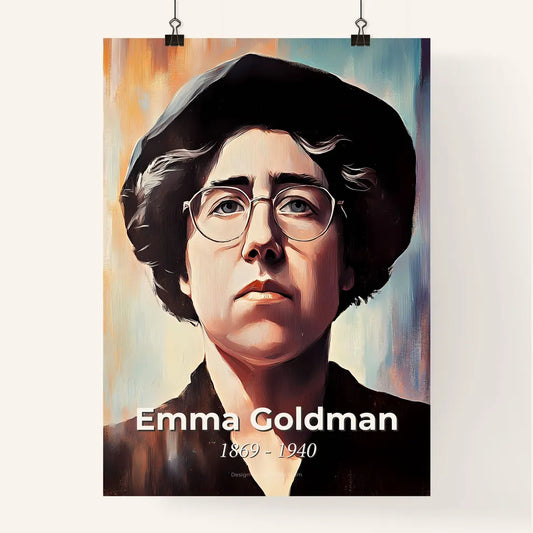 Portrait of Emma Goldman Poster