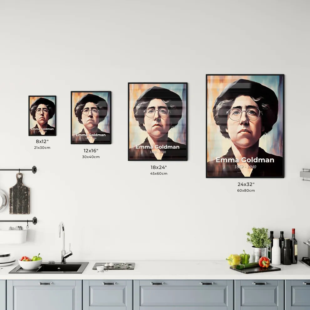 Portrait of Emma Goldman - Kitchen Hangings