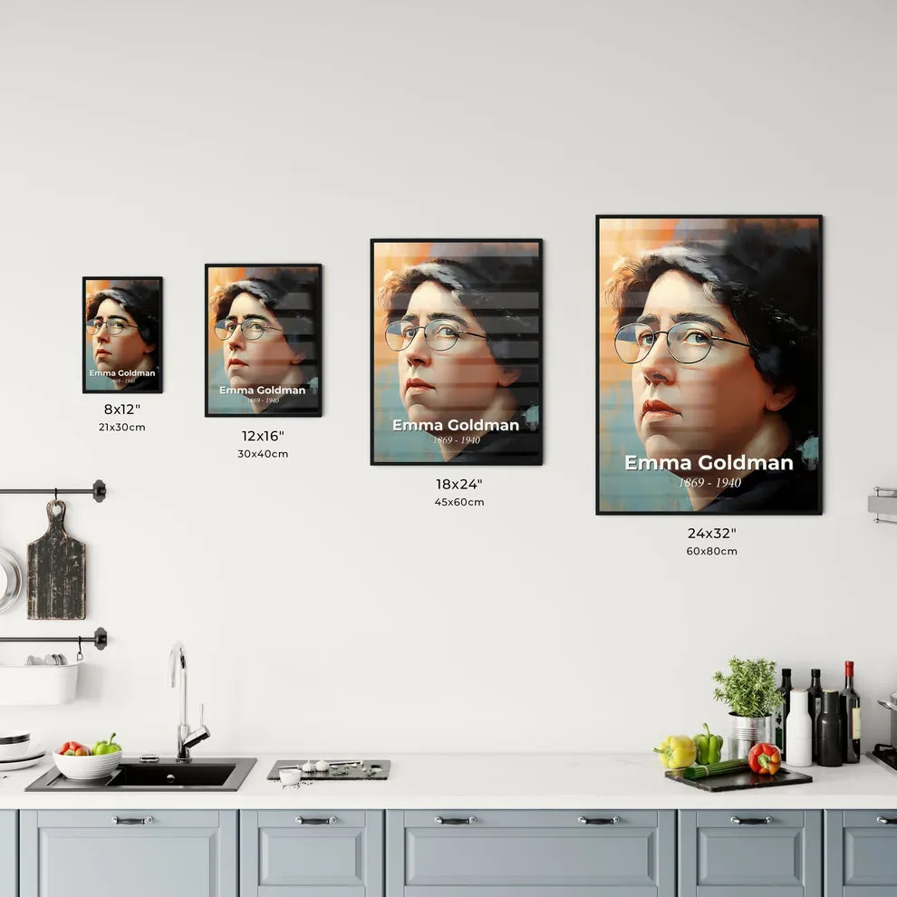 Portrait of Emma Goldman - Kitchen Hangings