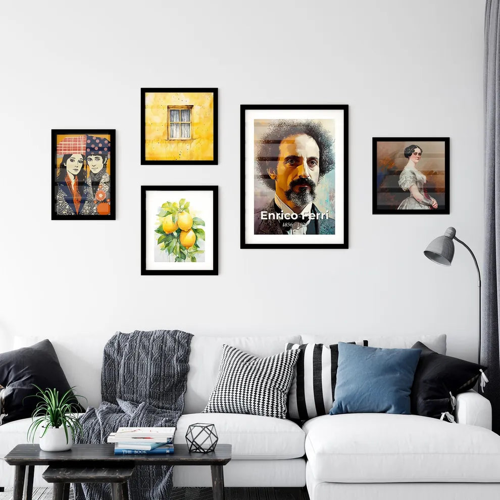 Portrait of Enrico Ferri Wall Art