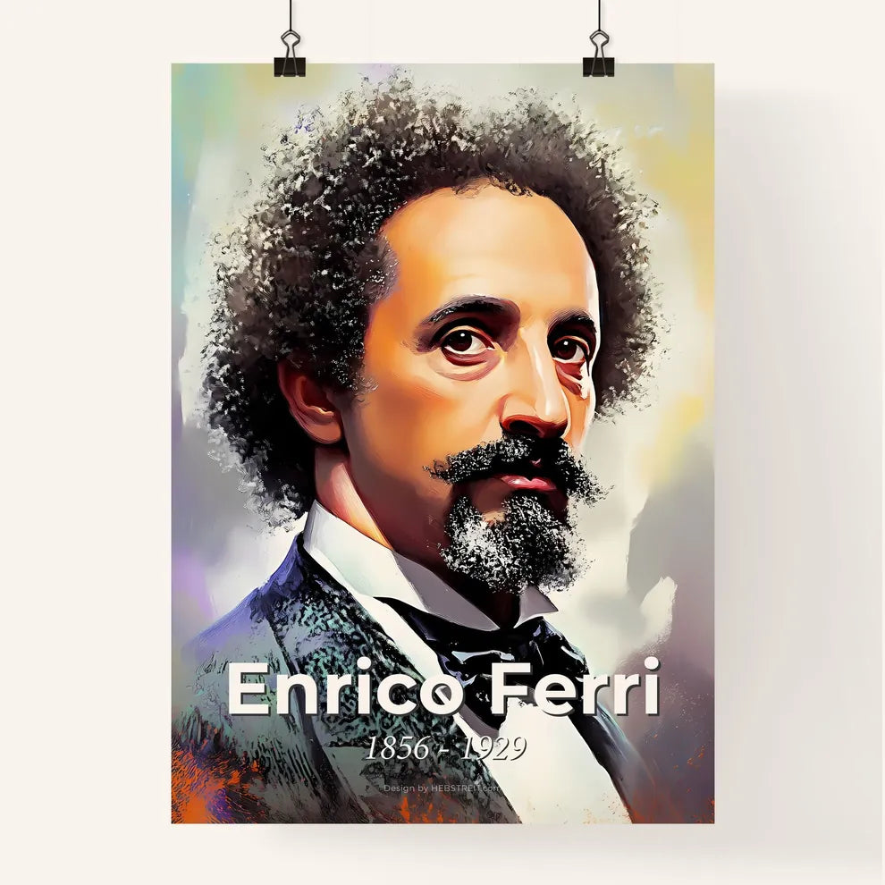 Portrait of Enrico Ferri Poster