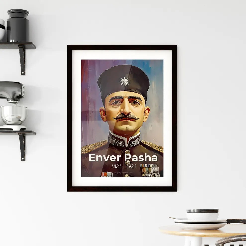 Portrait of Enver Pasha Framed Print