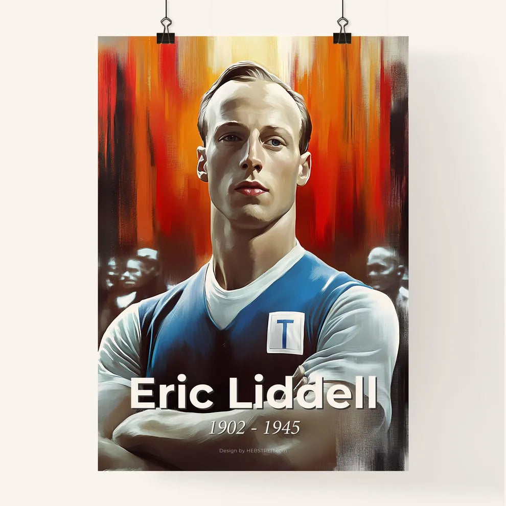 Portrait of Eric Liddell Poster