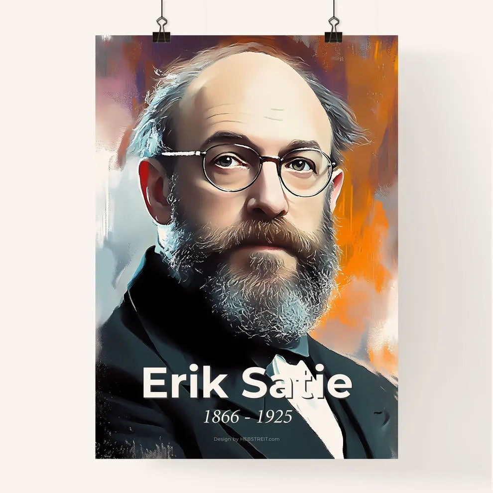 Portrait of Erik Satie Poster