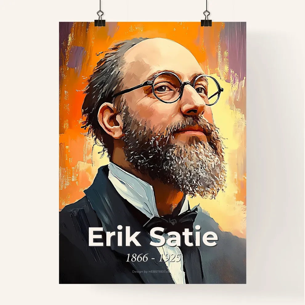 Portrait of Erik Satie Poster
