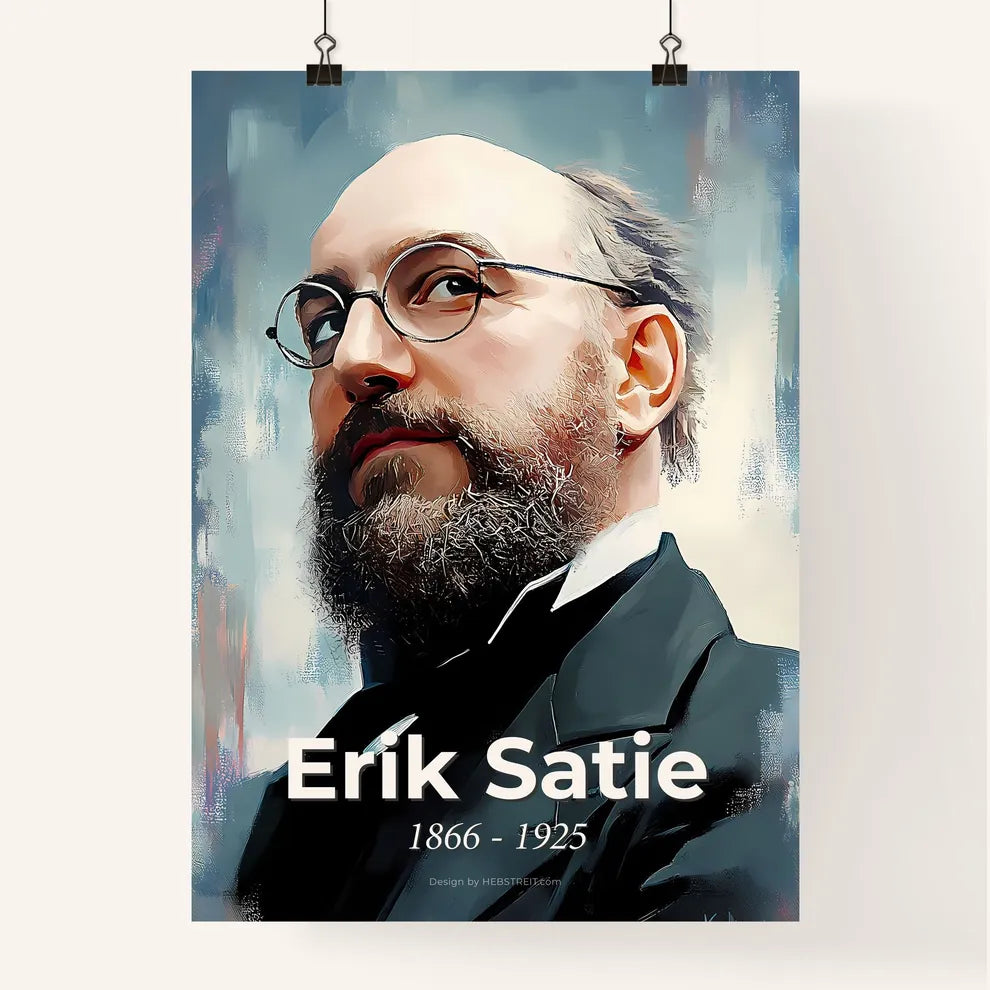 Portrait of Erik Satie Poster