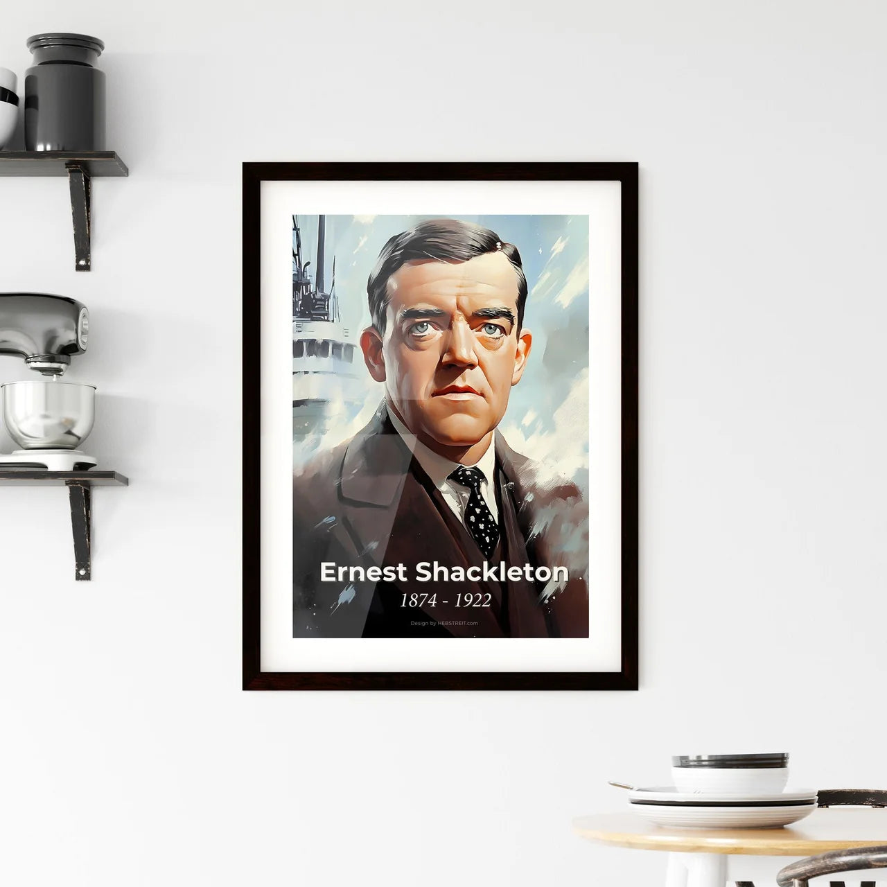 Portrait of Ernest Shackleton Hangings
