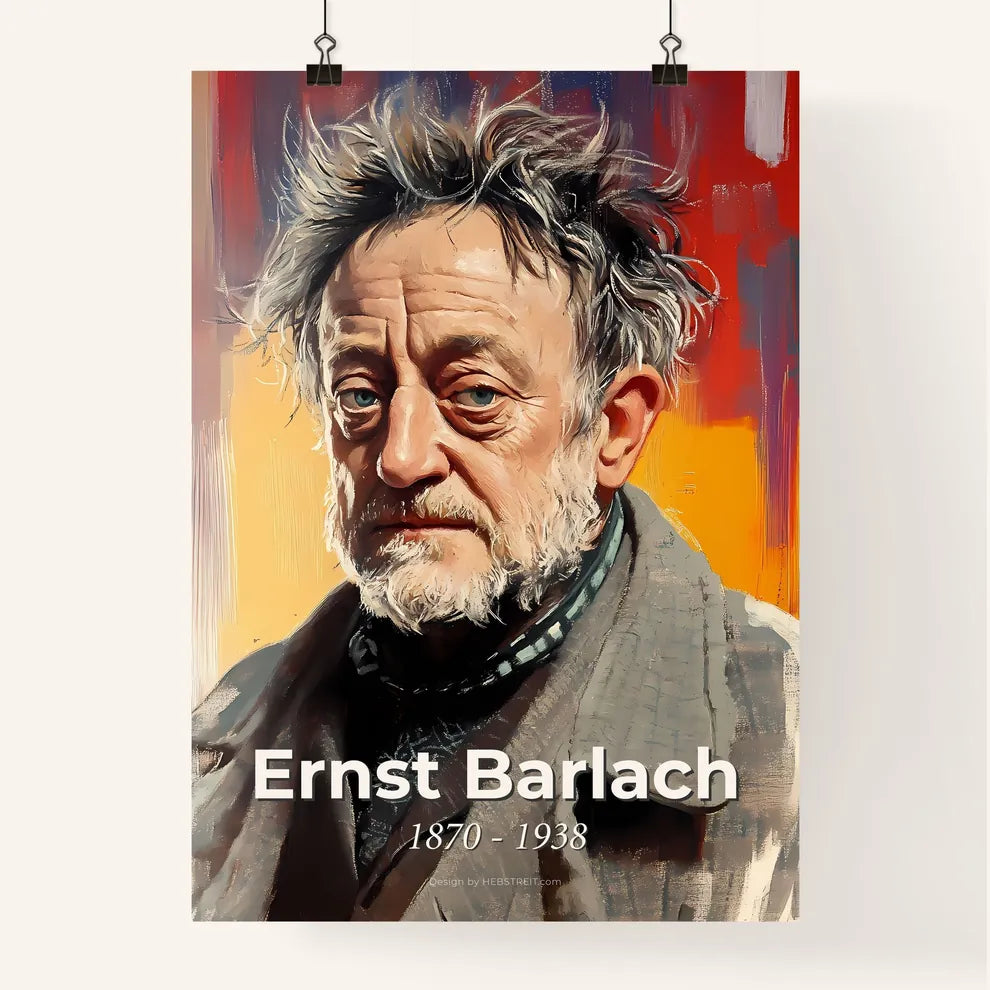 Portrait of Ernst Barlach Poster