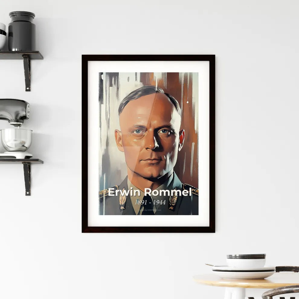 Portrait of Erwin Rommel Hangings