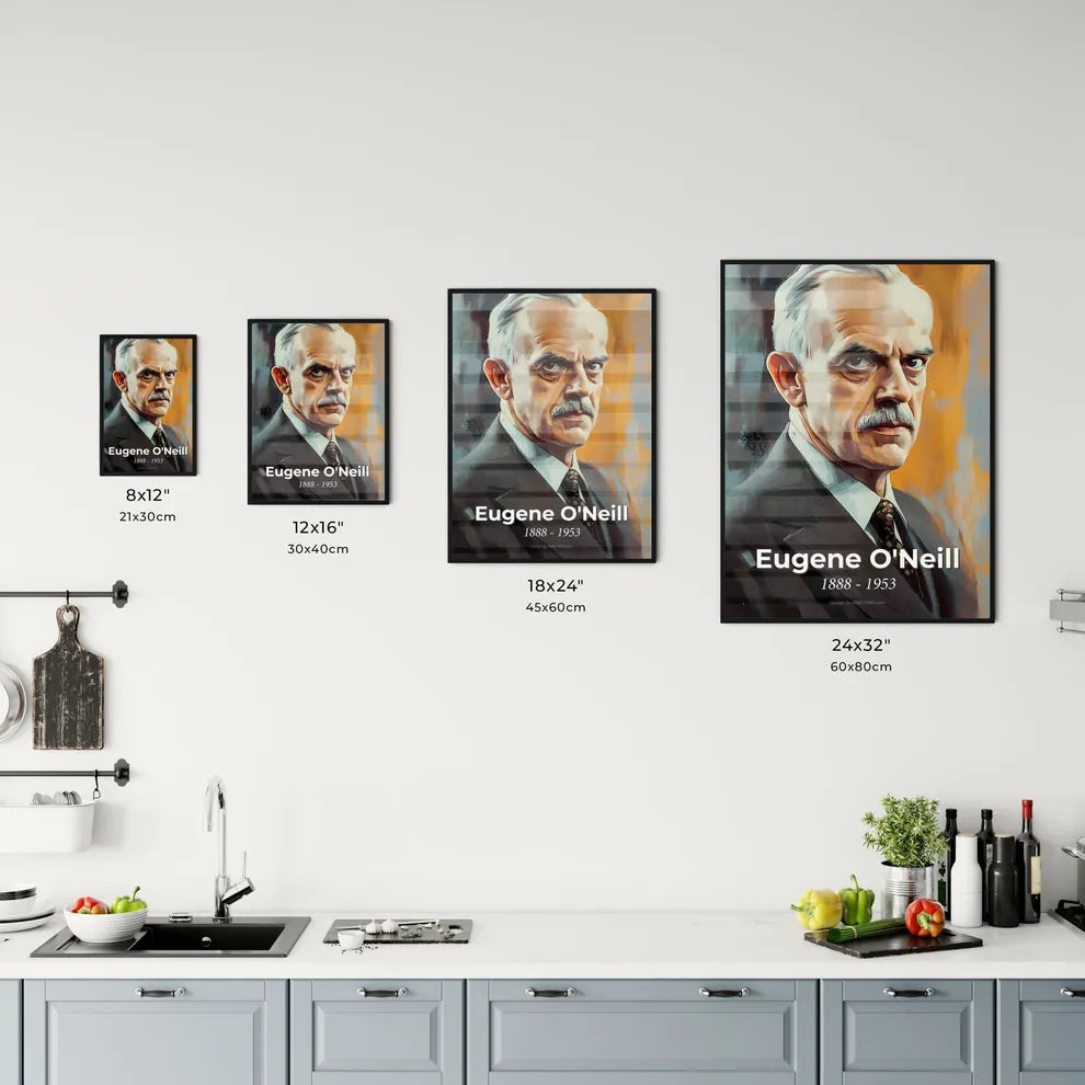 Portrait of Eugene O'Neill Size Chart