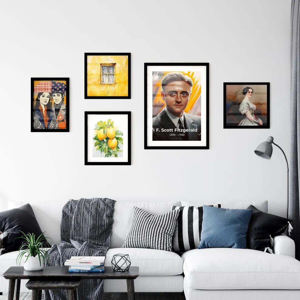 Portrait of F. Scott Fitzgerald Wall Art